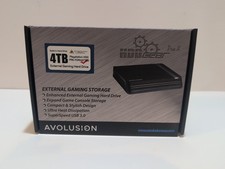 Avolusion HDDgear Pro X 4TB External (HDDGU3-PROX) Hard Drive Sealed PlayStation
