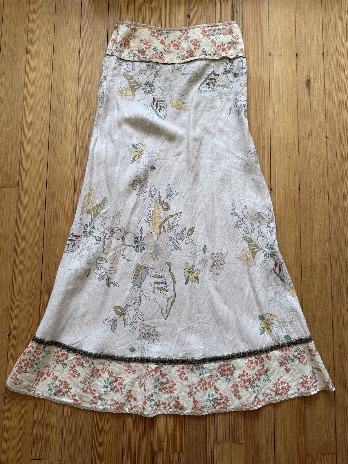 Full Length 100% Linen Fem Skirt
