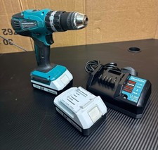 Makita HP457D 18V Cordless Combi Drill With 2x 1.5Ah Batteries & Charger