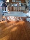 PYREX Vintage Early American Brown 1  1/2 Qt Casserole Dish With Lid