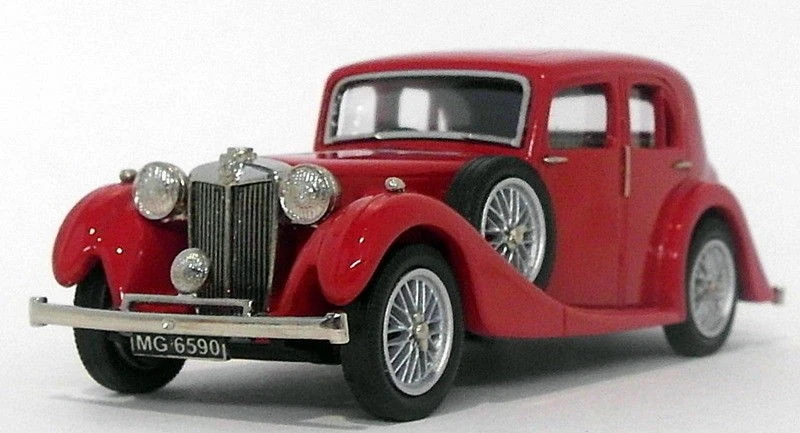 Lansdowne Models 1/43 Scale LDM84A - 1937 MG VA Saloon - Wine Red — 第 3/4 张图片