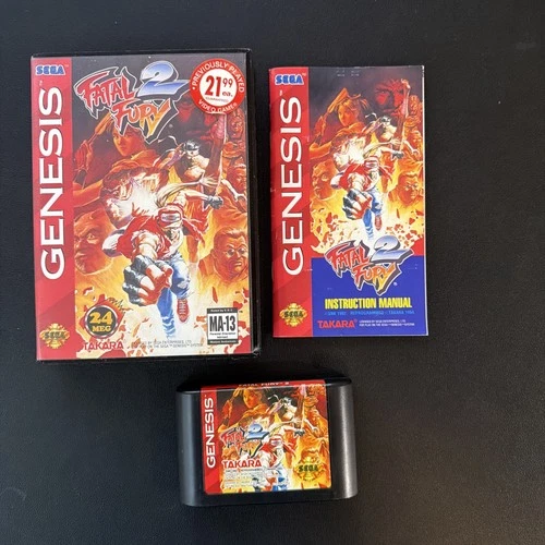 Fatal Fury 2 (Sega Genesis, 1994) Complete Cib