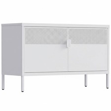 Szafka do przechowywania z podwójnymi drzwiami CB10-H-W-V2, 100 x 40 x 64 cm - N