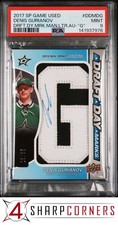 2017 SP GAME USED DRAFT DAY MARKS LETTER AUTOS 