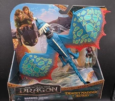 How To Train Your Dragon Deadly Nadder Dragon & Astrid Action Figures Playset