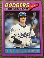 Topps Heritage 2026 Shohei Ohtani Dodgers NL All-Stars Purple Border Card #290