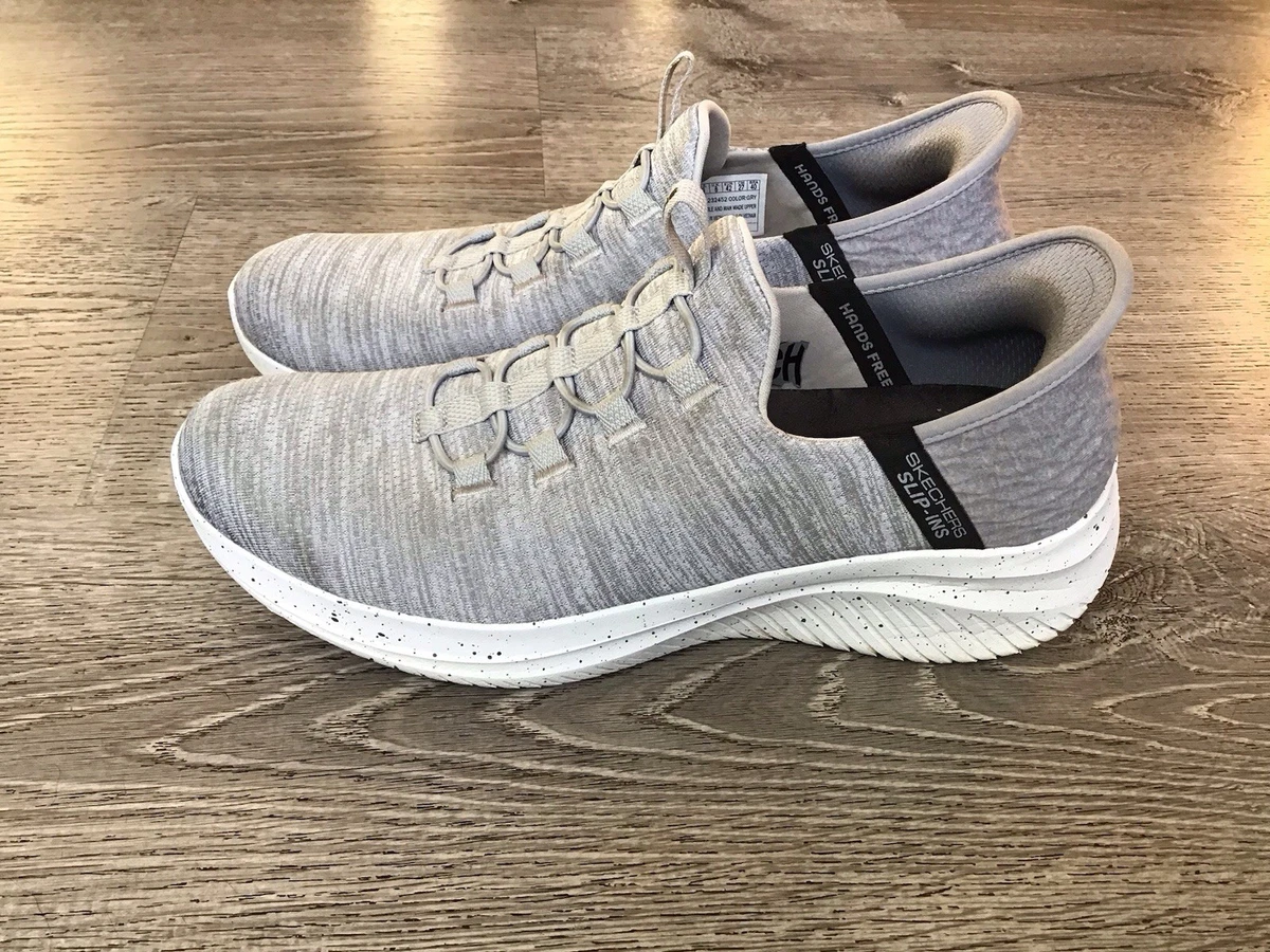 NWT Men’s Skechers Memory Foam Size 10 1/2 Charcoal Grey Color Machine Washable Skechers Men main image 4