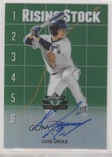 2018 Leaf Valiant Rising Stock Green 30/99 Luis Urias #RS-LU1 Auto g9j