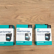 Wexford 61 Black Inkjet Cartridge Compatible for HP CH561WN DeskJet Envy
