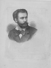 Victor Maurel - Baritone - 1800's Historical Print