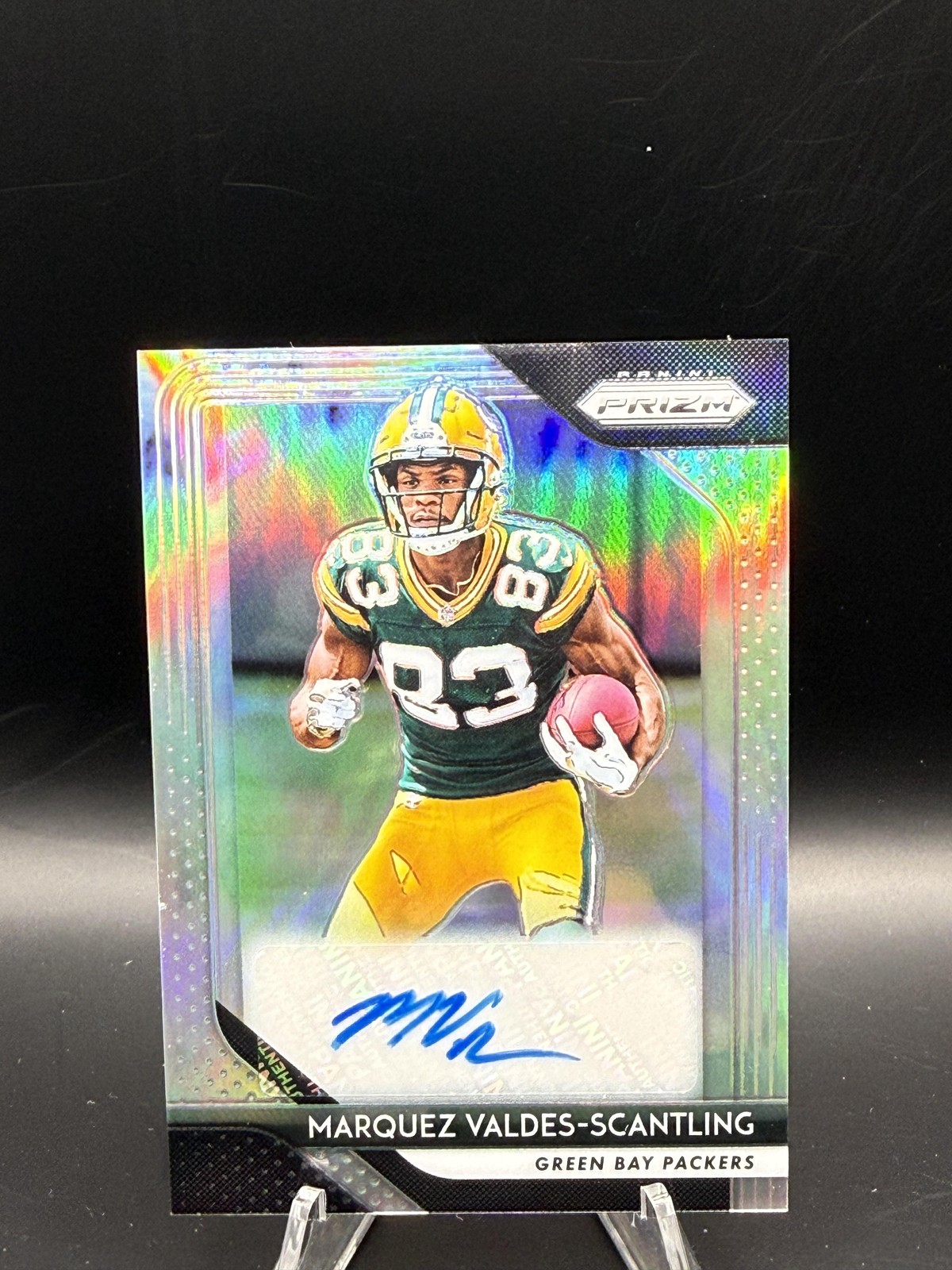 Marquez Valdes-Scantling Panini Prizm Rookie Autographs #MVS Silver
