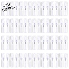 Mini Spray Bottle 100PCS 2ML Clear Plastic Empty Sample Containers Fine Mist ...
