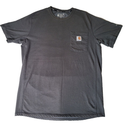 Carhartt Force Pocket T Shirt Mens M Gray Relaxed Fit Workwear Tee