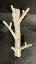 Bosign Branch Metal Wall Hook Hanger White Key Tree Hook Dog Leash Hook