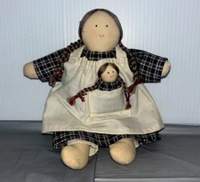 Vintage Handmade Rag Doll Wee Folk Collection. This One Named Virginia. Doll