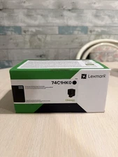 Genuine Lexmark 74C1HK0 High Yield Black Toner  Open Box But Never Been Used