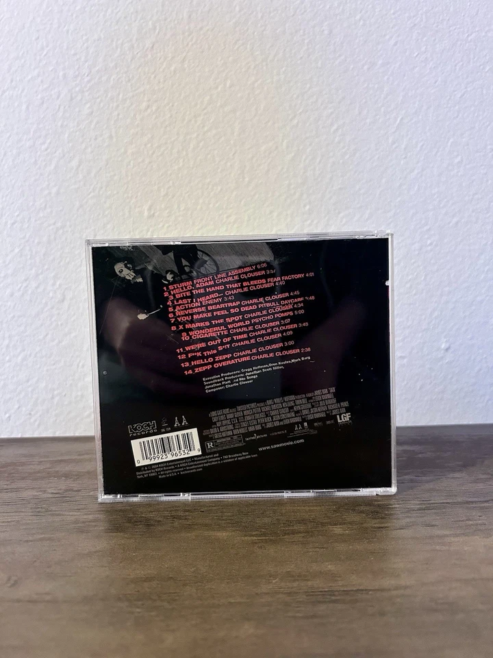 Saw Soundtrack CD 2004 Charlie Clouser Koch Records KOC-CD-9653 Tested Works - Image 3 of 4