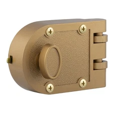 Miseno MLK1019 Single Cylinder Keyed Entry Jimmy Proof Deadbolt - Bronze