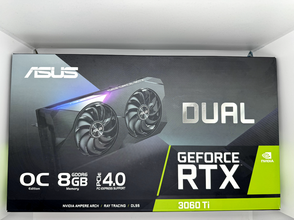 ASUS Dual GeForce RTX 3060 Ti OC 8GB GDDR6 Graphics Card - GREAT