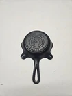 Griswold Mini Cast Iron Skillet Ashtray Vintage Large Logo Good Condition