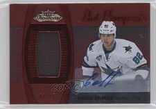 2015-16 Upper Deck Fleer Showcase Red Glow 7/25 Nikolay Goldobin #144 Auto 1u6