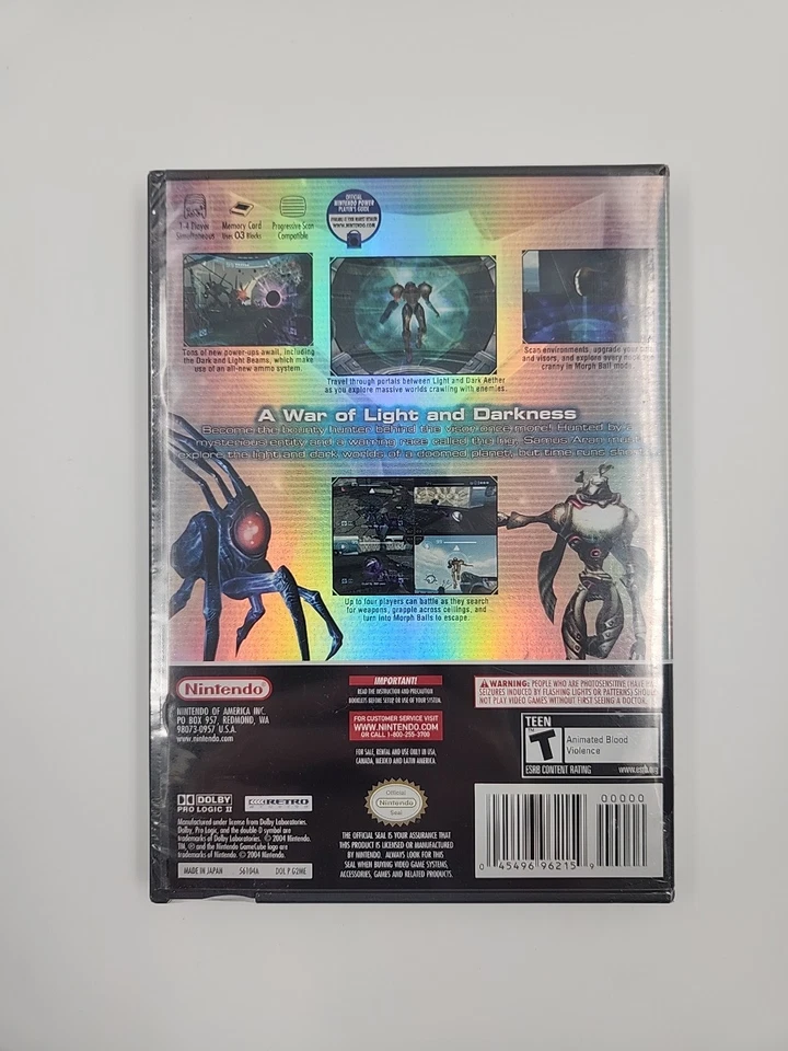 Metroid Prime 2 Echoes Nintendo GameCube Brand New Factory Sealed - Image 2 of 3