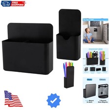 Magnetic Pen Holder,2 Pack Magnetic Dry Erase Marker Holder with Generous Com...