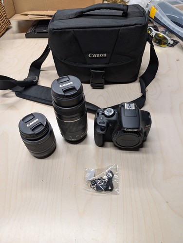 Canon EOS Rebel T7 DSLR camera with 0.25m0.8ft And 300mm lens FOR PARTS  