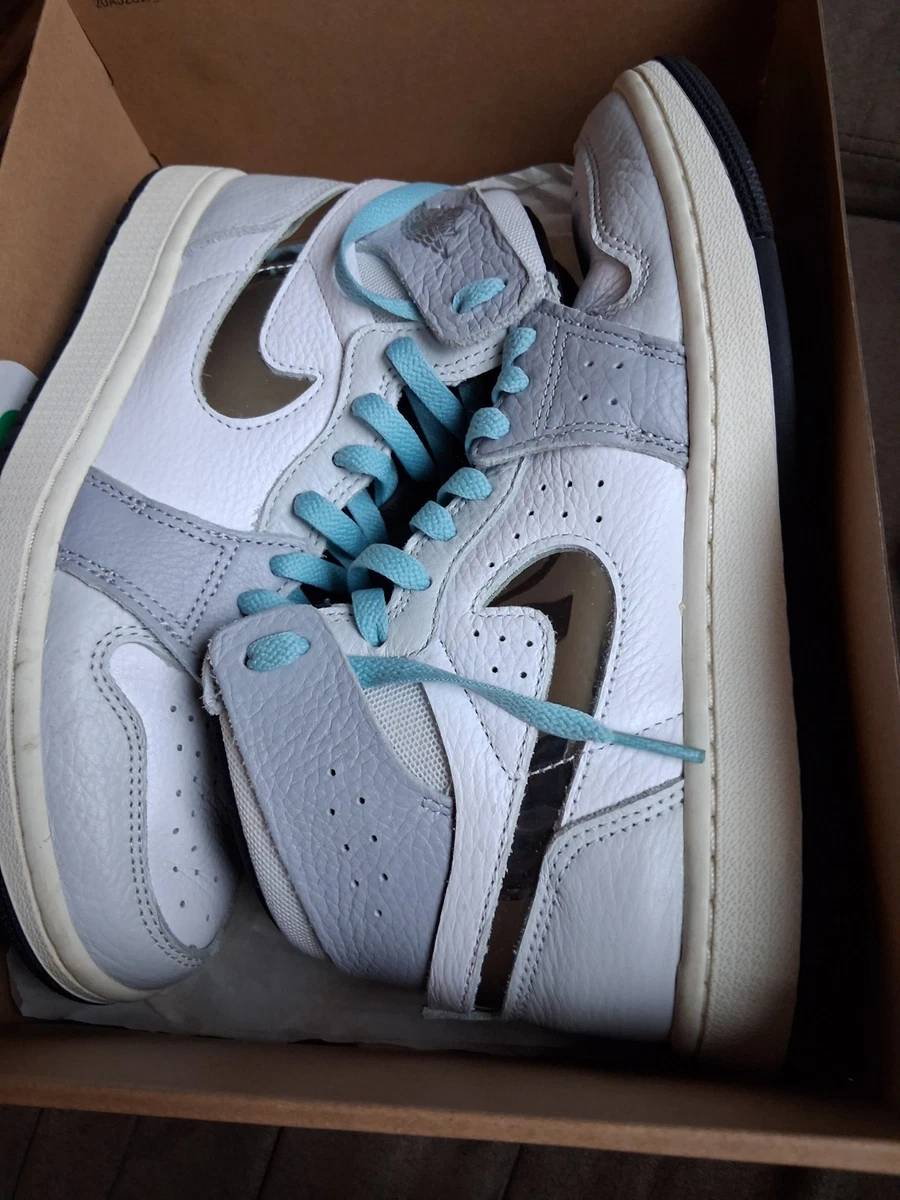 Jordan 1 Zoom Comfort 2 High Chrome Swoosh W for sale | eBay