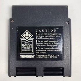 Toobin' (Nintendo NES, 1989) Tengen Black Cartridge, Cartridge Only