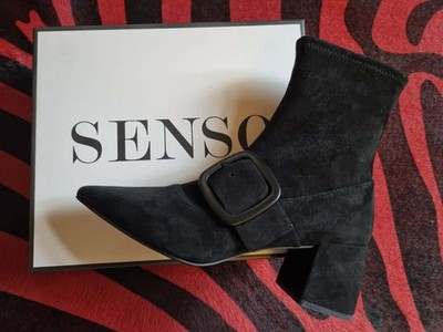   SENSO Sabine Stiefeletten 315  Pumps 41 schwarz ebony Nubuk Stiefel art Boots
