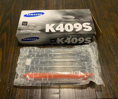 (2) Genuine Samsung K409 Black Toner Cartridge CLT - K409S/XAA (bundle Of 2) - Picture 1 of 5