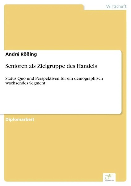 André RößIng | Senioren Als Zielgruppe Des Handels | Taschenbuch | Deutsch-image
