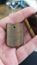 Natural Tiger Eye Pendants Irregular Shaped