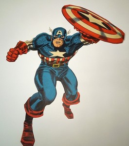 1966 CAPTAIN AMERICA Marvel Personality Posters MMMS Mail Order Only POSTER