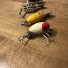 LOT OF 4, 2 VINTAGE HULA DANCER  FISHING LURES 2 arbo-gasters Fred Arbogast — photo 3