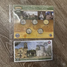 2019 San Antonio Missions" Texas Quarters (5 Coin SET ) US Mint!    NEW