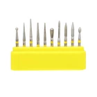 Dental FG105 Ceramic Composite Polishing Diamond Burs For High Speed Handpiece