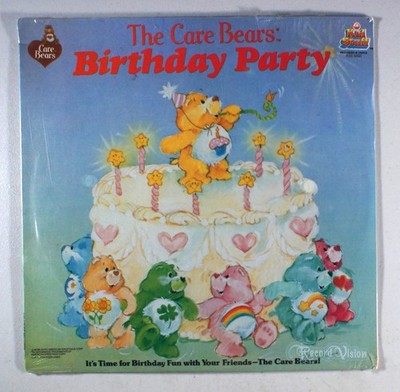 Care Bears - Birthday Party (1984) [SEALED] Vinyl LP   Cartoon TV Soundtrack