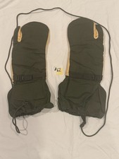 USGI trigger finger mittens w/inserts 1 PAIR Medium heavy-duty cotton canvas