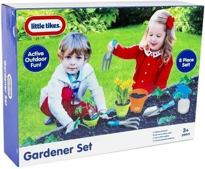 8-teiliges Little Tikes Kinder Gärtner Gartenwerkzeug Spielzeug Set Kinder Pflanzen Outdoor Geschenk