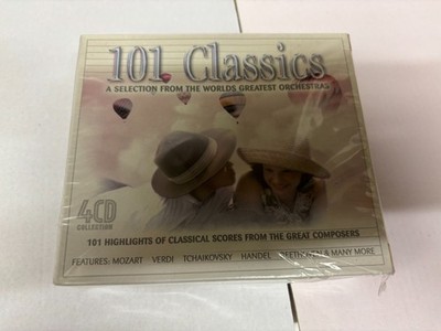 101 classics classical scores 4 cd  new  sealed