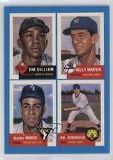 1992 Archives Bazooka Quadracard Billy Martin Jim Gilliam Minnie Minoso HOF 7v7