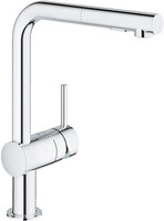 Grohe Minta 30274000 KüChenarmatur Chrom Ausziehbar Dual Spray 360°