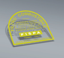 Fispa Sticker Alfa Romeo Giulia Spider Duetto And Gt Junior America -7.4x6.7 Cm Fispa Sticker Alfa Romeo Giulia Spider Duetto And Gt Junior America -7.4x6.7 Cm