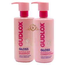 Gudlox Gloss Shampoo & Conditioner With Glycolic Acid 400ml 17.38 per litre