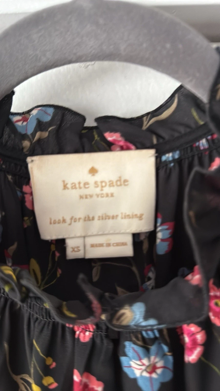 Abito Kate Spade New York taglia prato vita fumè taglia XS