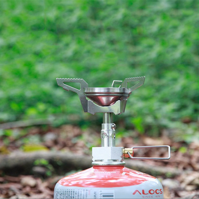 2300W Outdoor Camping Hiking Gas Burner Head Portable Windproof Cooking Stove