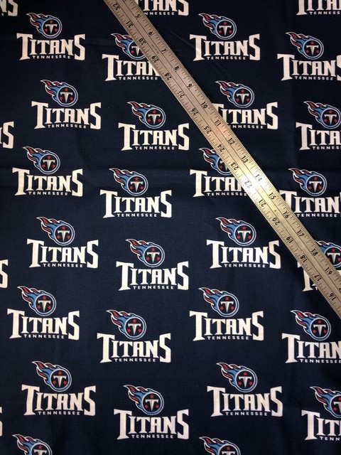 NFL Tennessee Titans Cotton Fabric 1/2 Yard (18 By 58 &hellip;