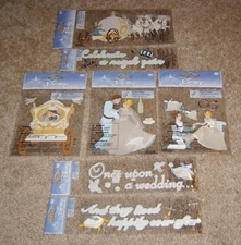 Disney EK Success/Jolees Lot of Seven ~ Cinderella/Prince Charming Wedding Mix